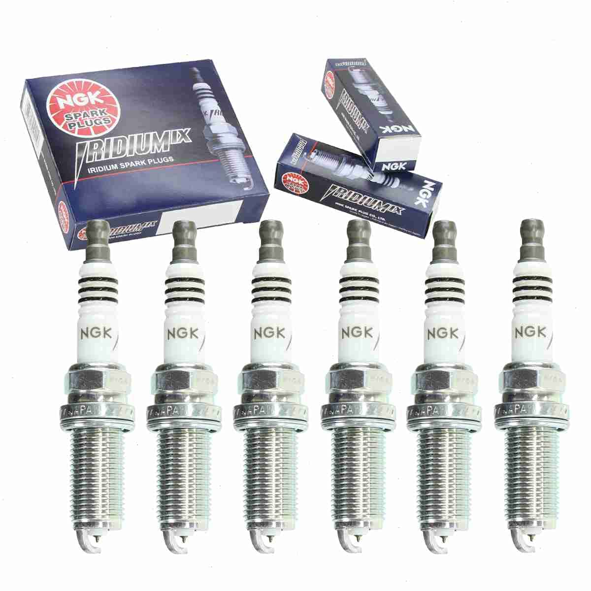 6 pc NGK Iridium IX Spark Plugs compatible with Toyota FJ Cruiser 4.0L V6 2007-2013