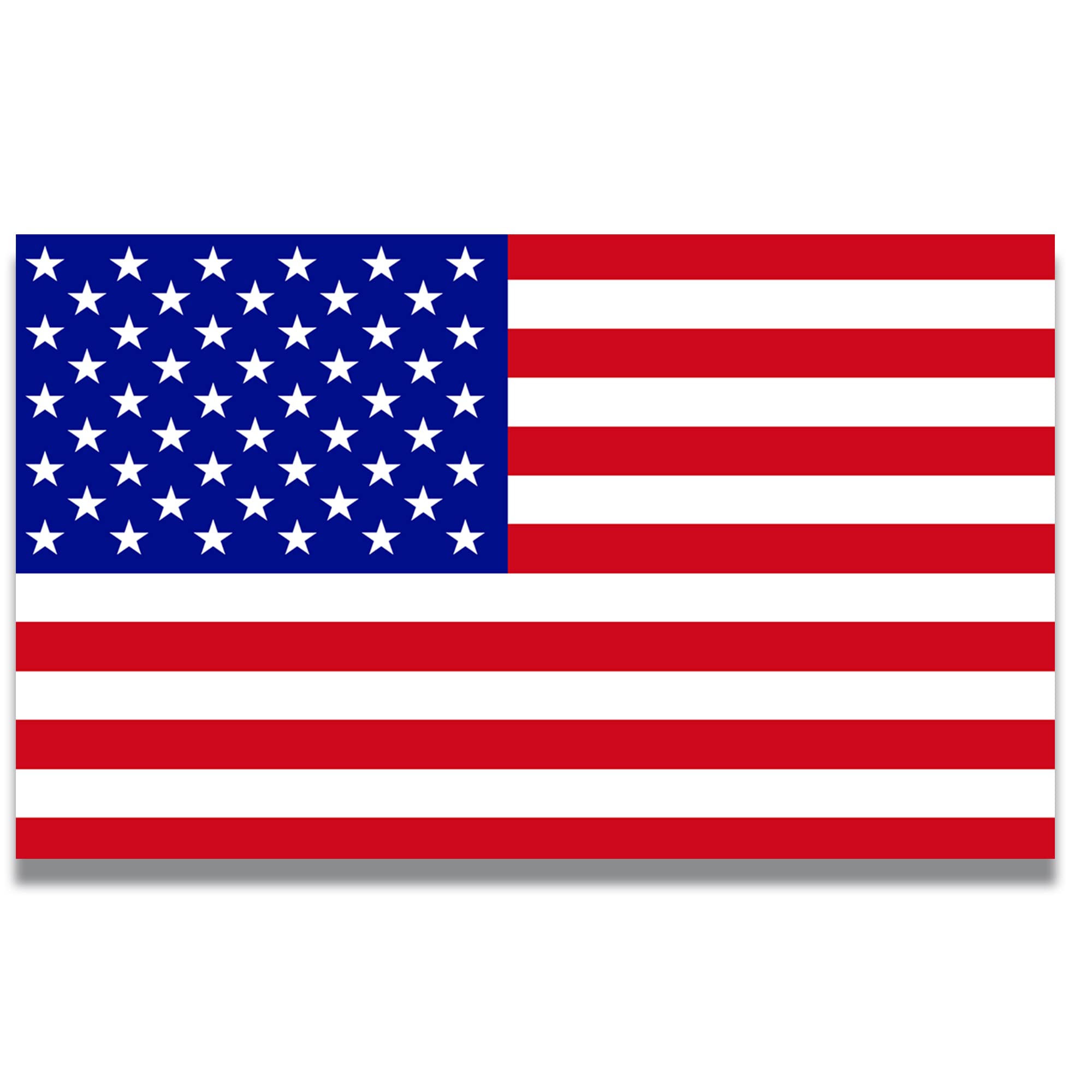 Magnet Me Up American Flag Magnet Decal, 5x8 inches, Red, White, and Blue, Heavy Duty Automotive Magnet for Cars, Trucks, SUV, L