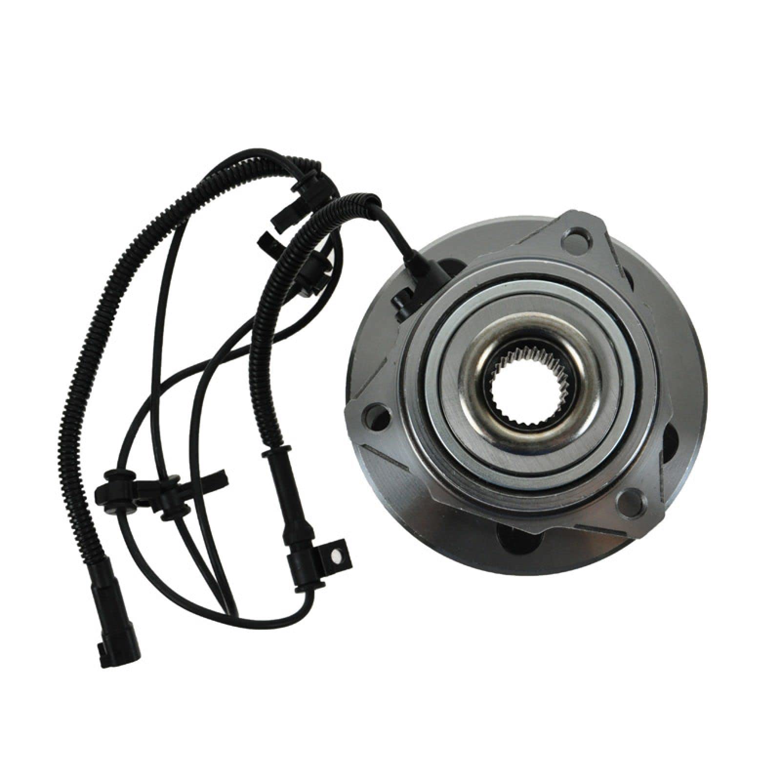 Trq Front Right Wheel Hub Bearing Assembly Passenger Side Compatible With 2002-2007 Jeep Liberty