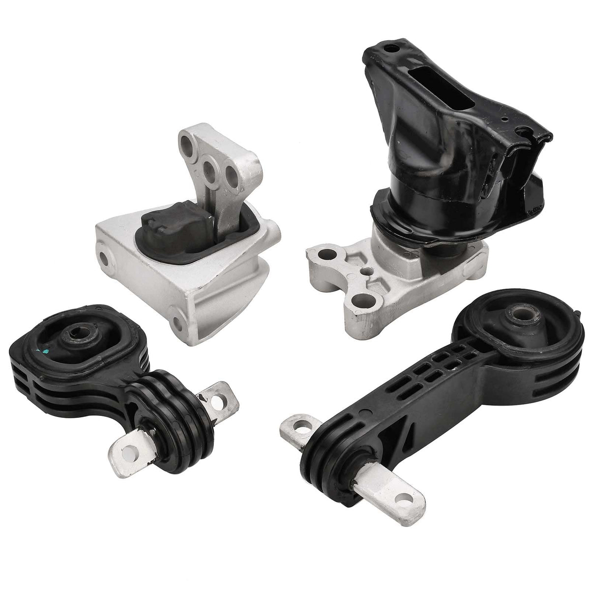 4Pcs Engine Motor Transmission Mount Set Compatible With Honda Civic 1.8L 2006-2011 Auto Transmission Motor Mount Replace A4534 