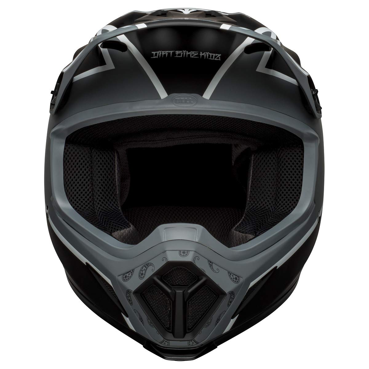 Bell Mx-9 Mips Dirt Helmet (Twitch Matte Black/Gray/White - 2X-Large)