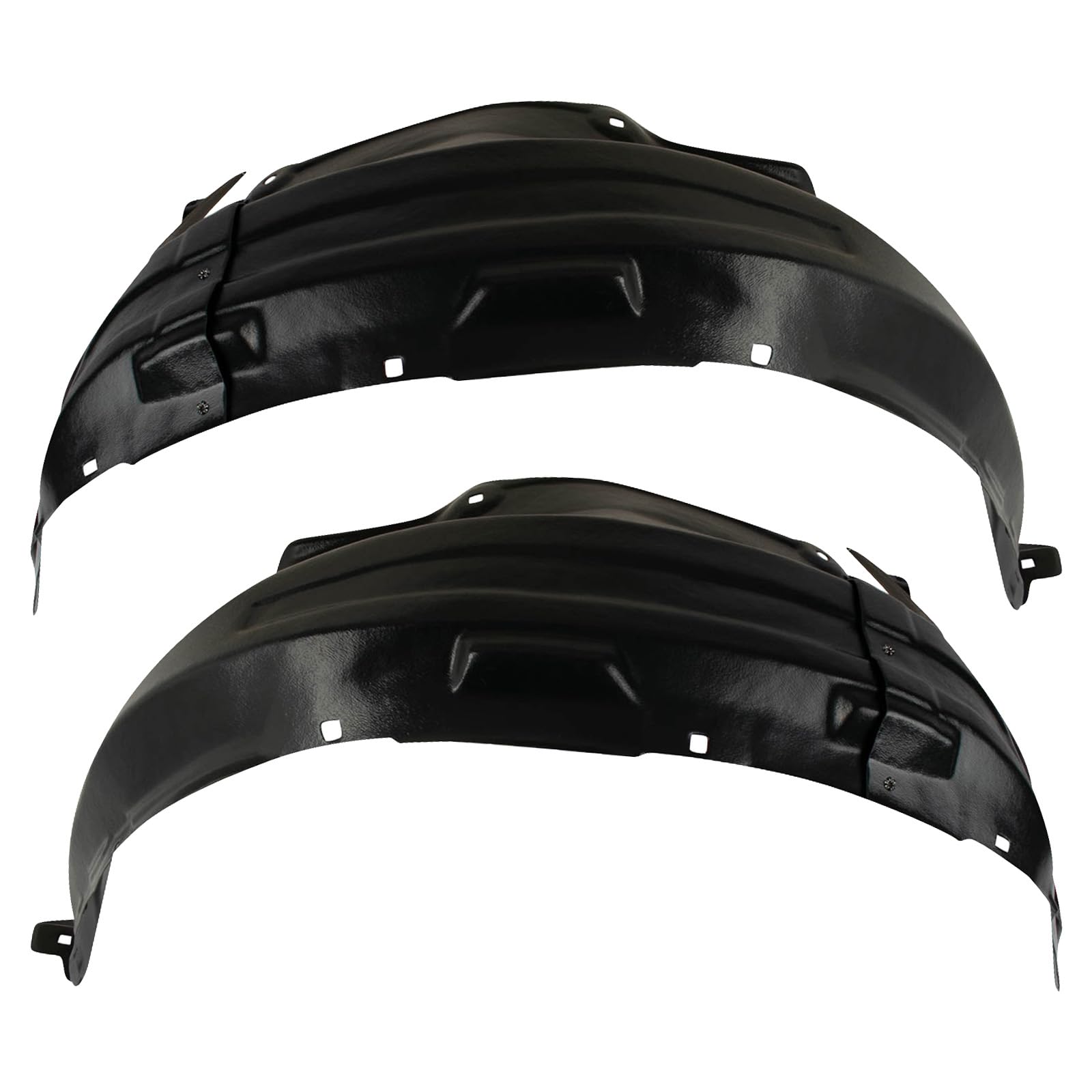 Trq Front Inner Fender Liner Set Compatible With 2008-2022 Toyota Sequoia 2007-2013 Tundra To1248145 To1249145