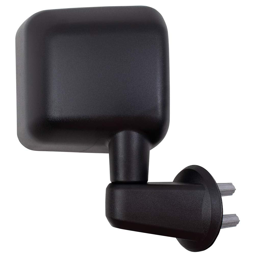 Driver And Passenger Manual Side View Mirrors Textured Replacement For 2007-2017 Wrangler 2018 Wrangler Jk 68081251Aa 68081250Aa