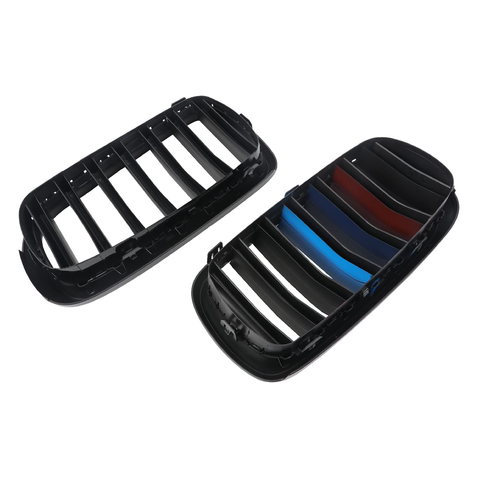 BILLDIO Grill M Color Grille Compatible with 2014-2018 X5 F15 X6 F16(ABS Gloss Black Kidney Grill