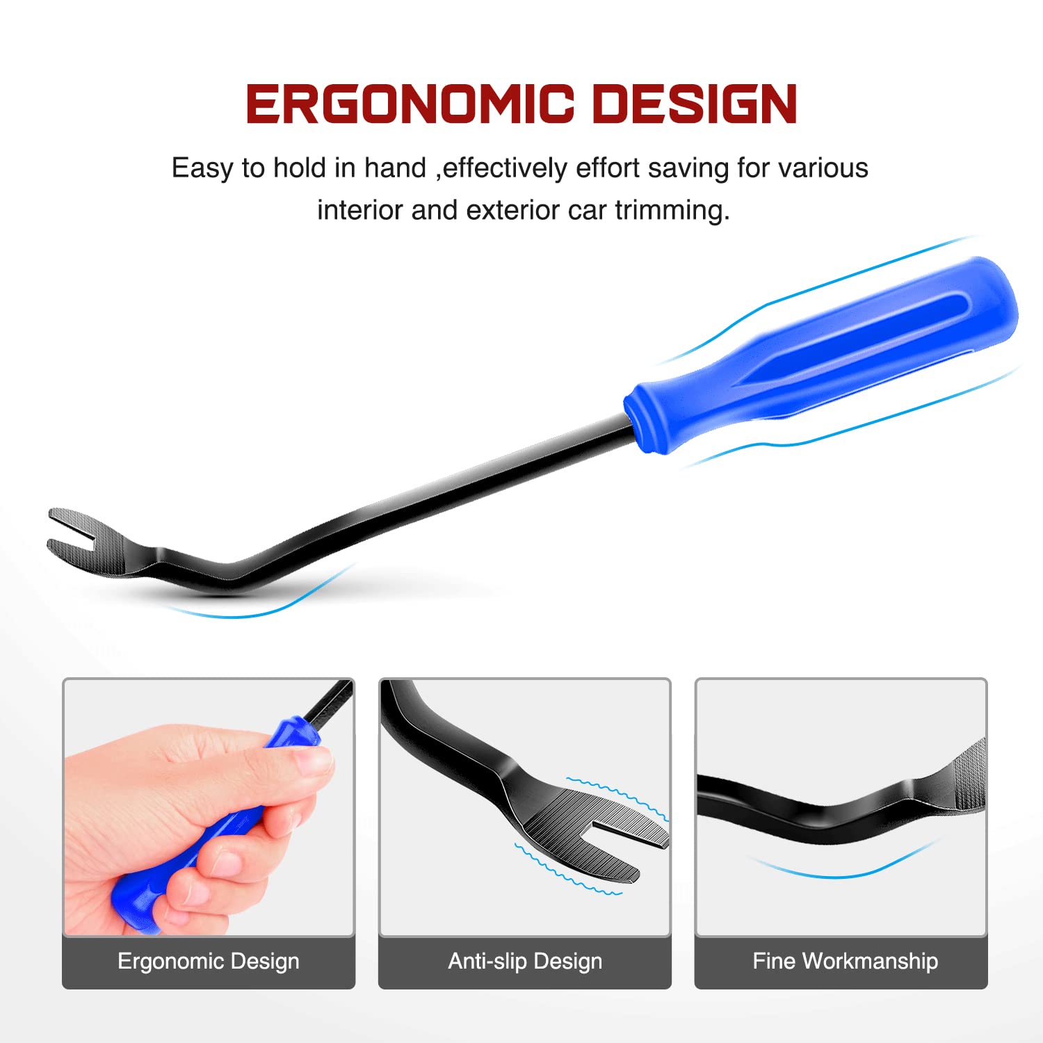 Nilight 120Pcs Car Retainer Clips Fastener Remover 5Mm 6Mm 7Mm 9Mm 10Mm Expansion Screws Replacement Kit Bumper Push Rivet Clips