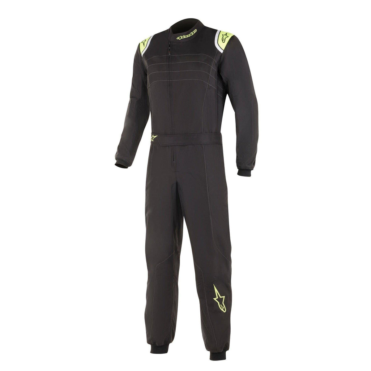 Alpinestars Kmx-9 V2 Karting Suit Cik-Fia Level2 - Size 40 - Black/Yellow (3356019-155-40)