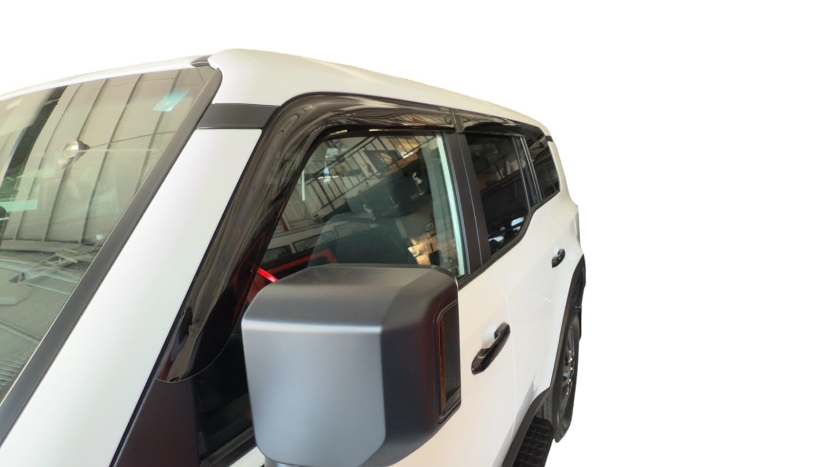 2024 2025 Tape-On Side Window Rain Guards For Toyota Land Cruiser Visor Deflectors First Edition 1958 J250