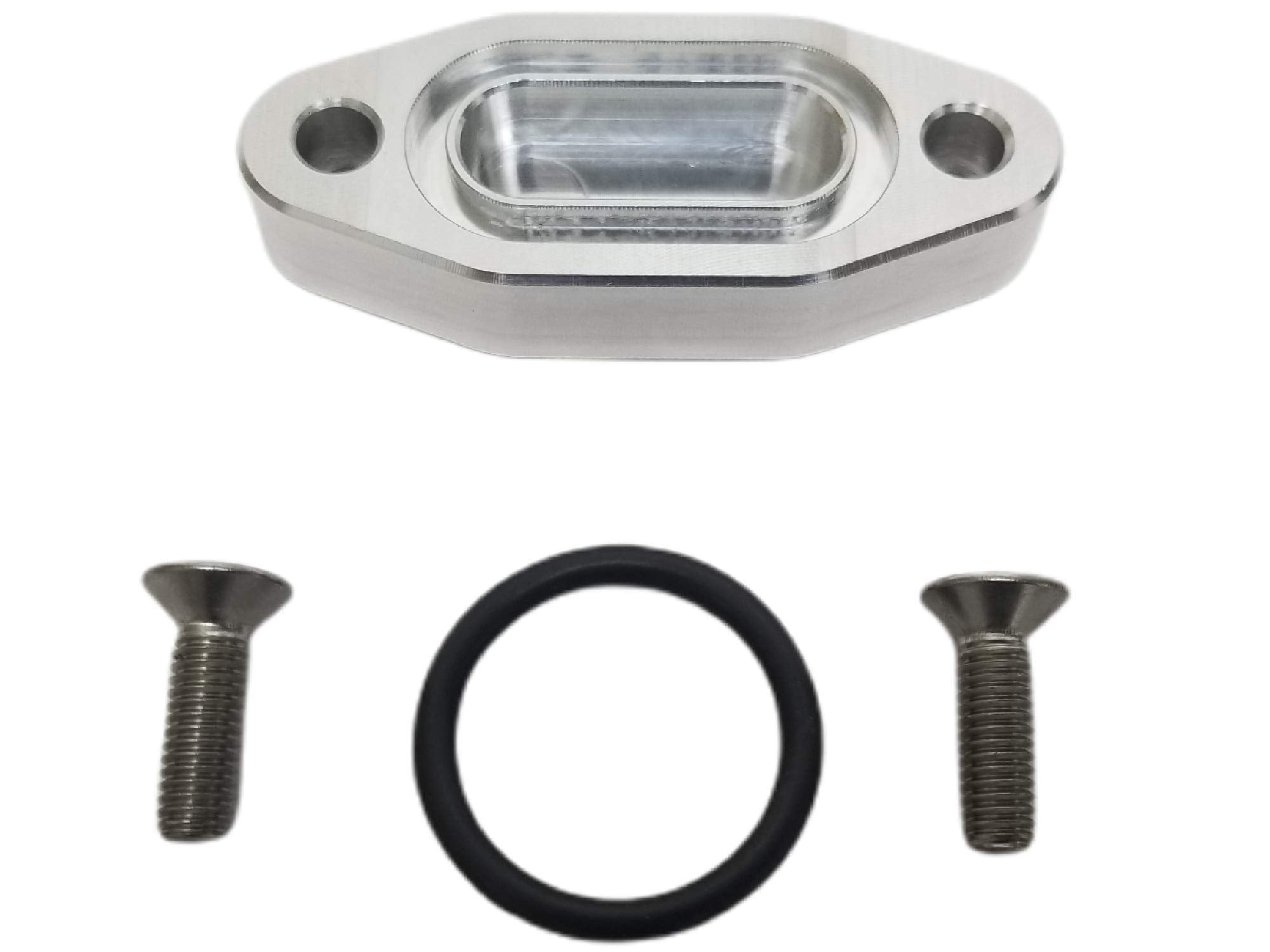 Z Whip LS Billet Oil Port Plate On Oil Pan for Gen III IV Series Engines LS1 LSX LS2 LS3 Oil Port LQ4 LQ9 LS6 L92 L99 L33 5.3L 4