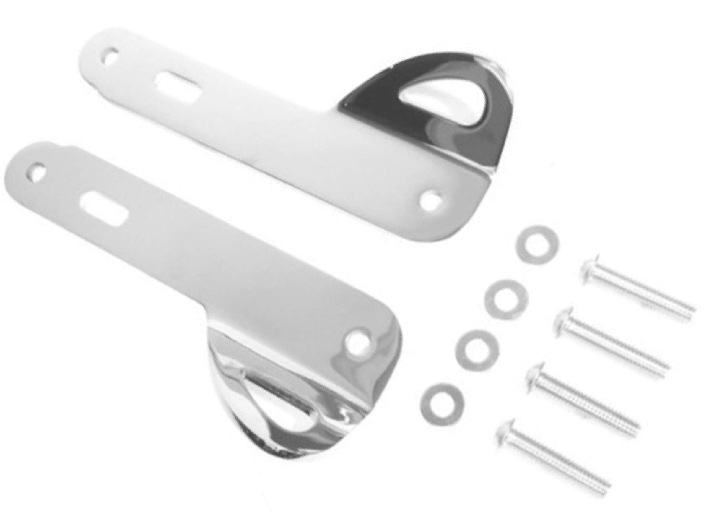 2014-2023 Chrome Tie Down Ring Clip Rings Bracket Mount Hardware Kit Harley Davidson Touring Street Glide Special Electra Ultra 