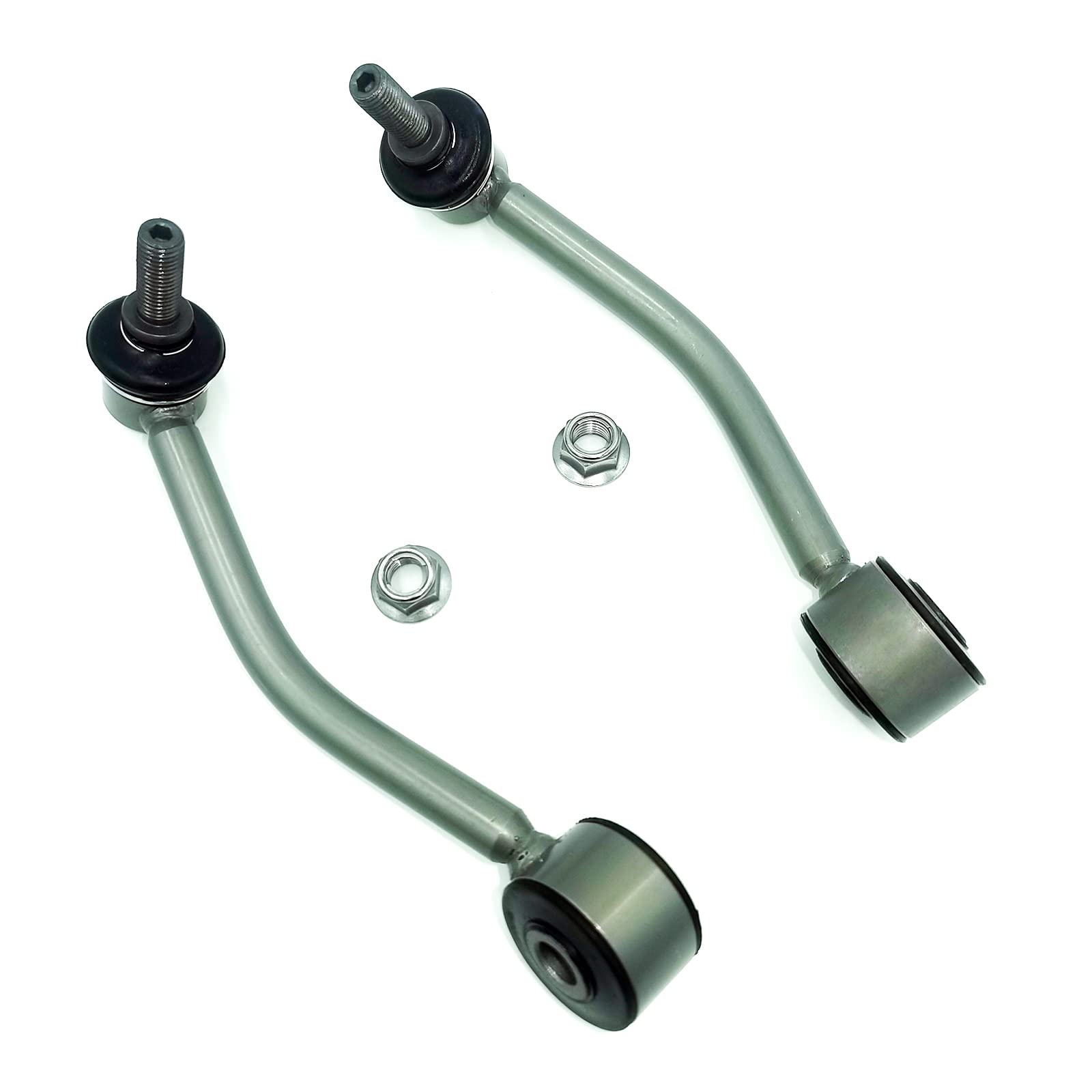 Xcpmc Zinc Nickel Alloy Rear Sway Stabilizer Bar End Link 2 Pcs Left & Right|Replacement For Q7 Cayenne Touareg|Replace Oe#: K80