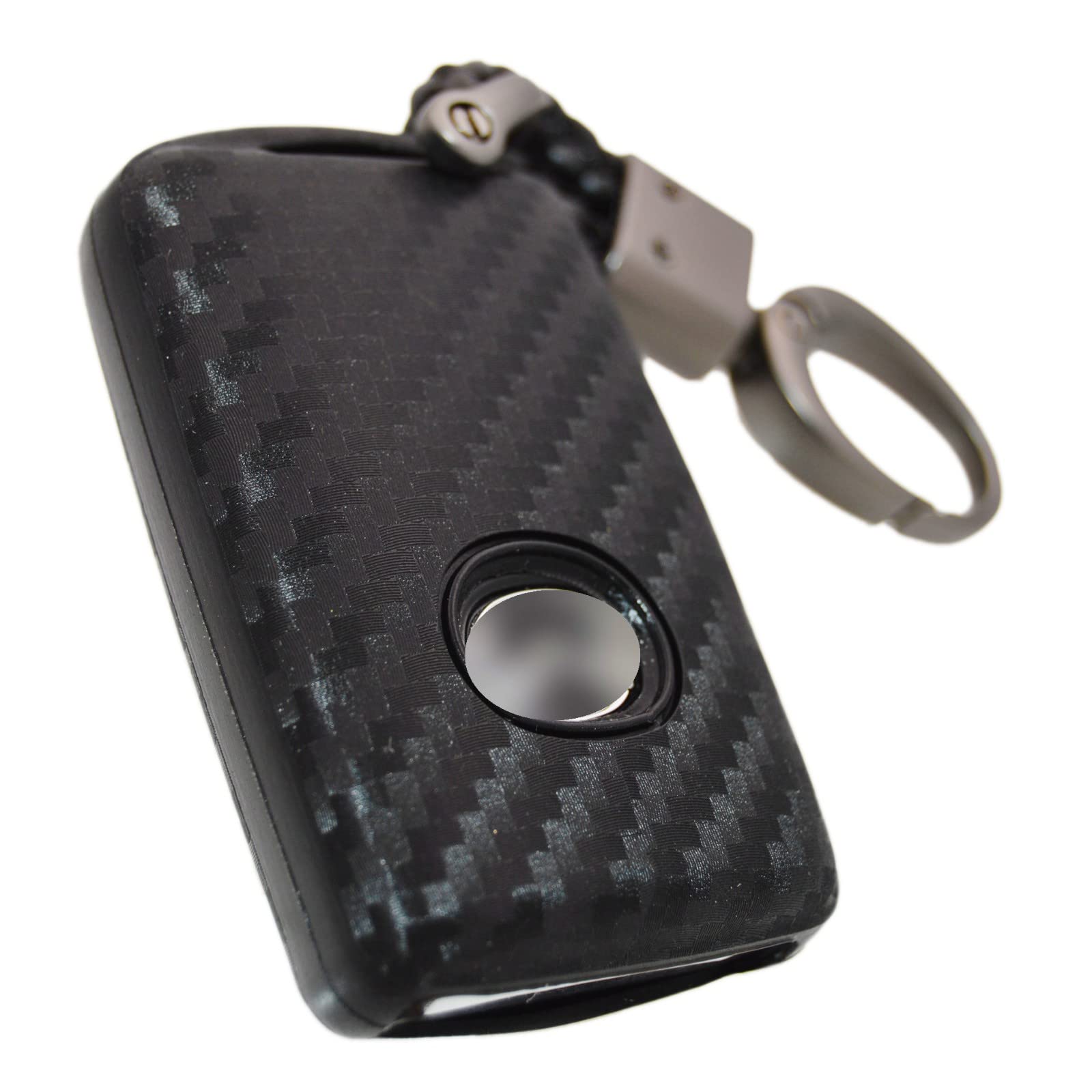 Carbon Silicone Key Fob Cover Case Protector for Mazda 3 5 6 CX-3 CX-5 CX-7 CX-9 CX-30 CX-50 MX-5 Miata Smart Remote
