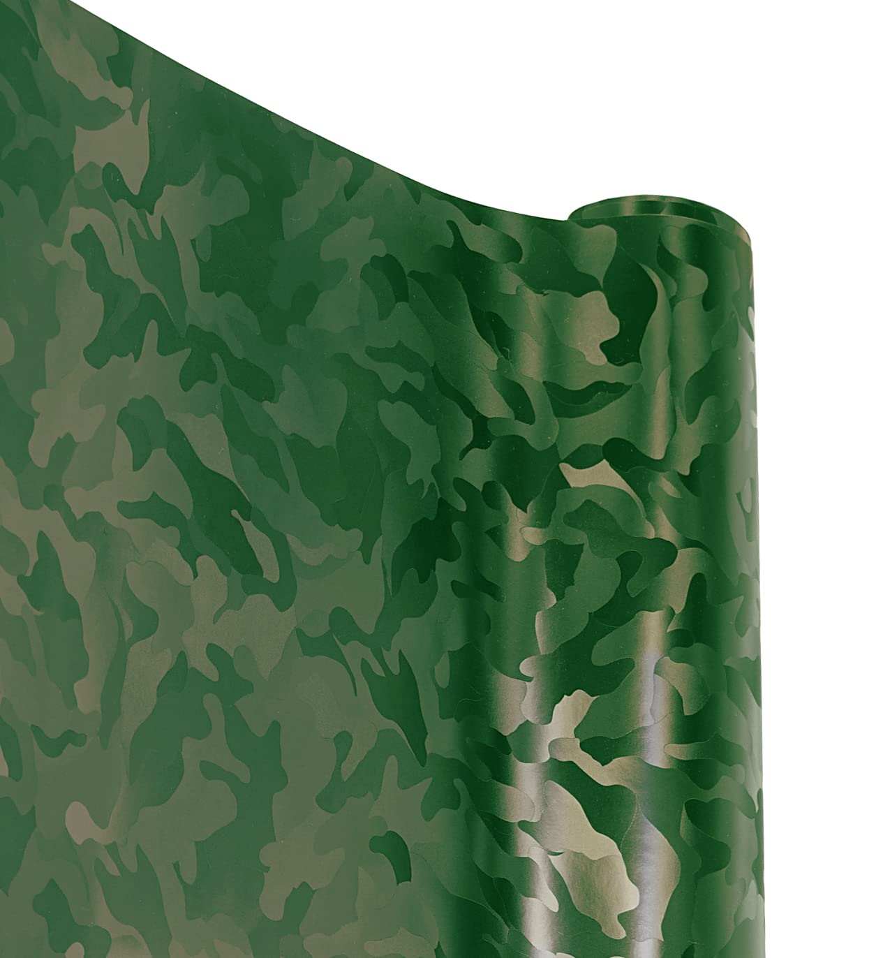Vvivid Vinyl Camouflage Pattern Wrap Air-Release Adhesive Film Sheets (100Ft X 5Ft, Forest Green Medium Camo)