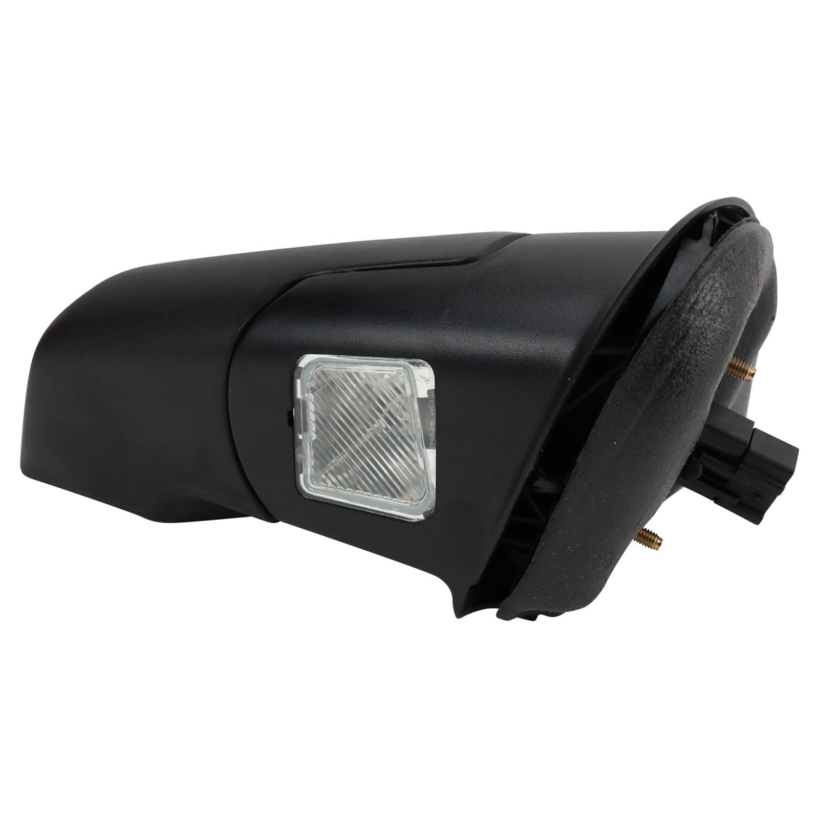 Trq Right Mirror With Heat With Black Cover With Smooth Black Cover Passenger Side Compatible With 2006-2010 Ford Explorer 2007-