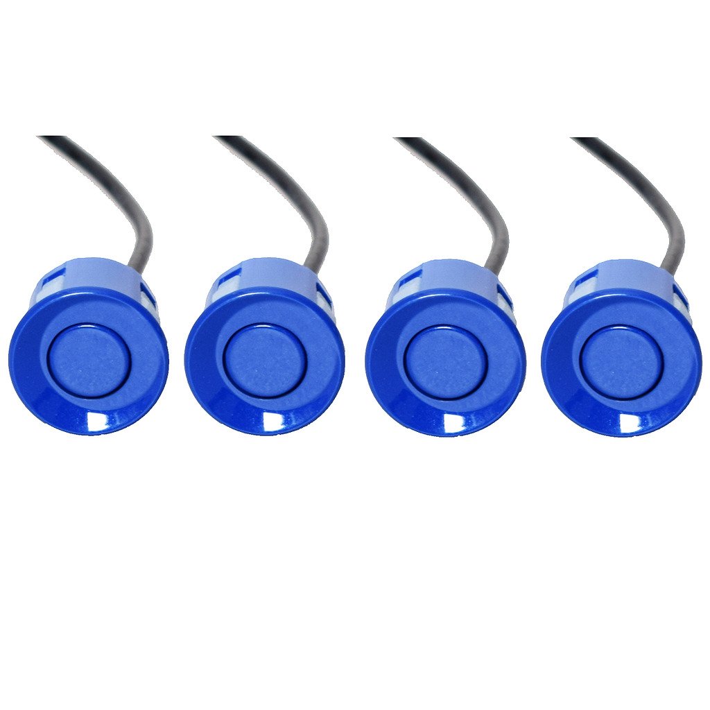 EKYLIN Car Auto Vehicle Reverse Backup Radar System with 4 Parking Sensors Distance Detection + LED Distance Display + Sound War