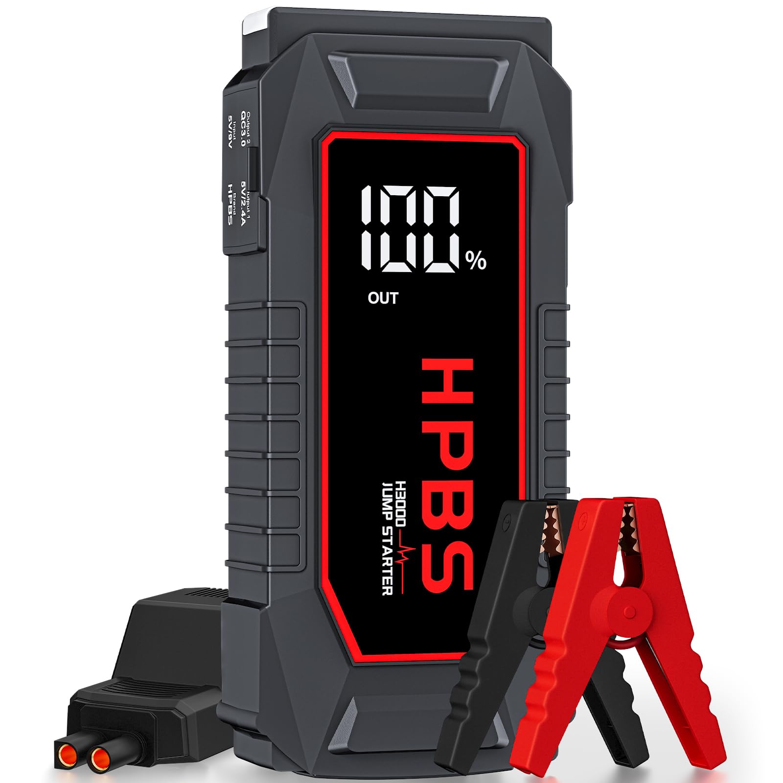 Car Battery Jump Starter, 5000A Peak Jump Starter Battery Pack for Up to All Gas and 10L Diesel Engines, 12V Portable Jump Start