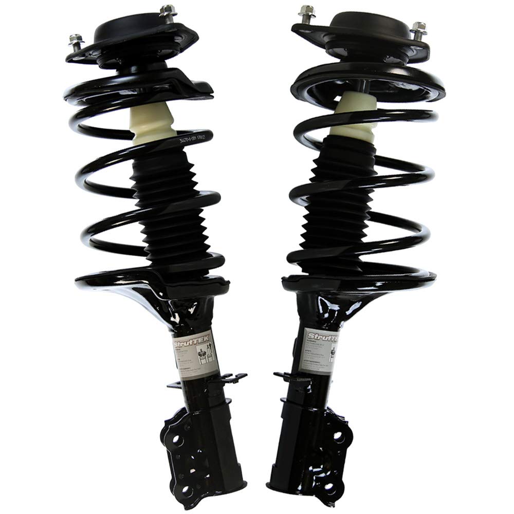 Autoshack Front Complete Struts Coil Springs Assembly Pair Of 2 Driver And Passenger Side Replacement For 2004-2009 Kia Spectra