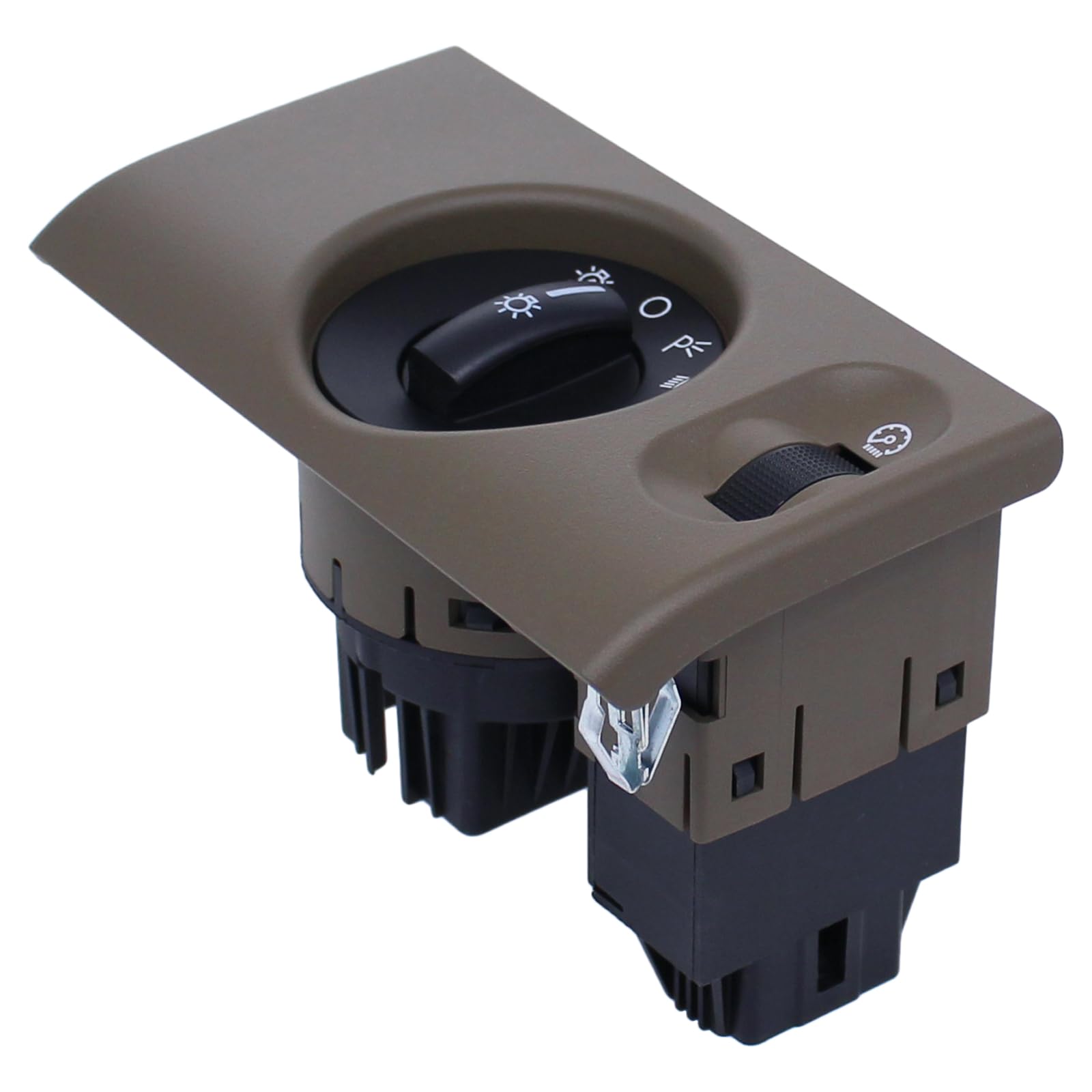 ApplianPar Headlight Switch Without Fog Light Dark Pebble for Ford F150 Lincoln Mark LT 2005-2008