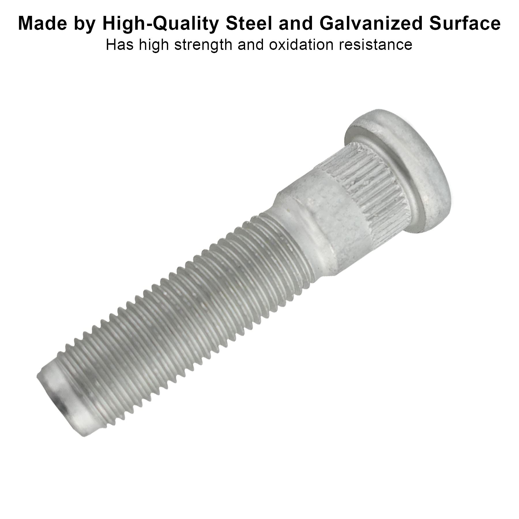 Augrex Wheel Stud Fits For Dodge Ram 2500 3500 2012 2013 2014 2015 2016 2017 2018 2019, 8Pcs 6509866Aa Front Or Rear Wheel Stud