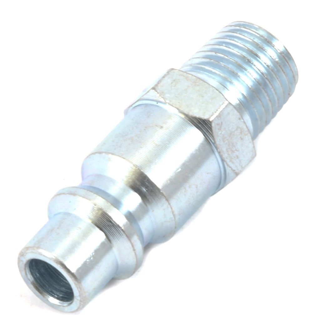 Forney 75323 Air Fitting Plug, Industrial Milton Style, 3/8-Inch-by-1/4-Inch Male NPT