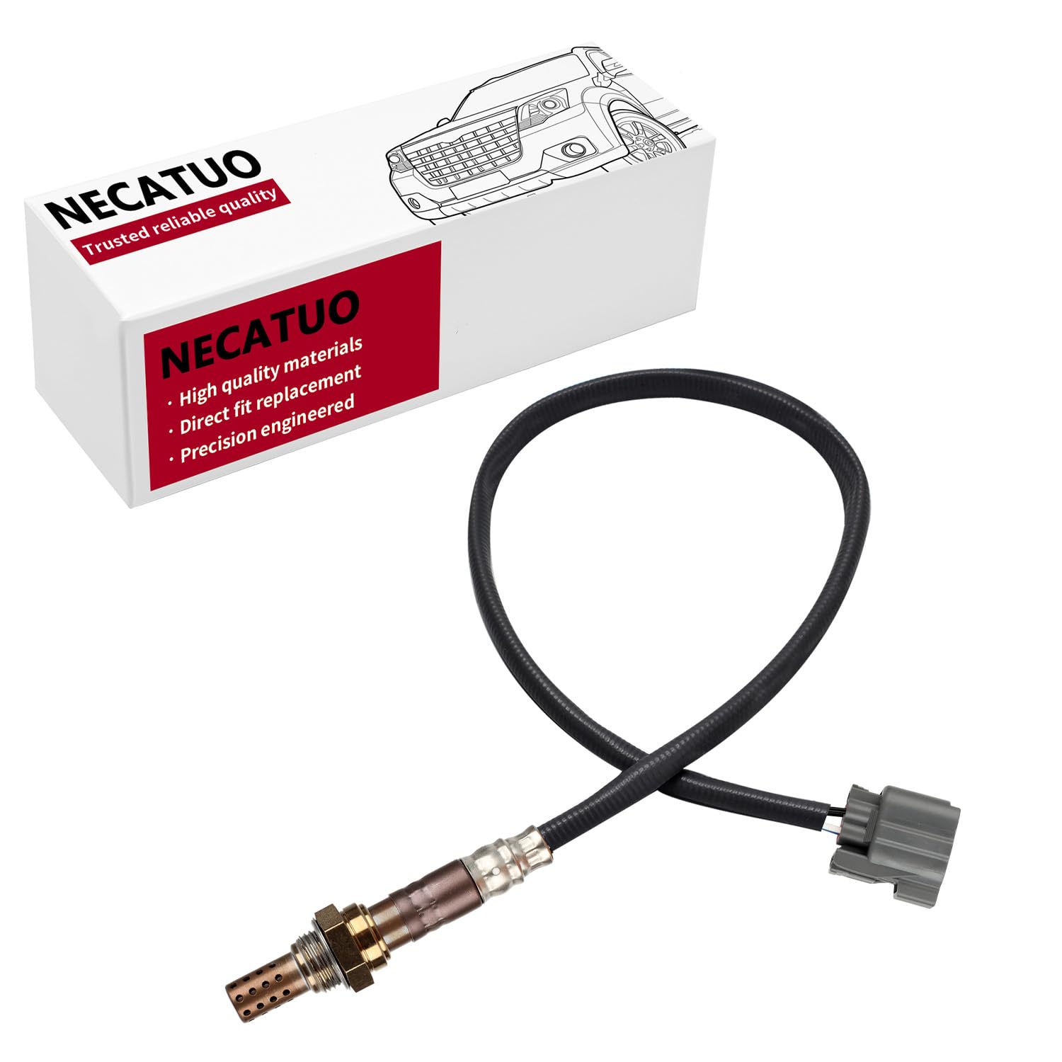 Necatuo 234-4621 Upstream O2 Oxygen Sensor (Set Of 1) Heated Air Fuel Ratio Compatible With Accord Civic Odyssey Prelude Cl Nsx