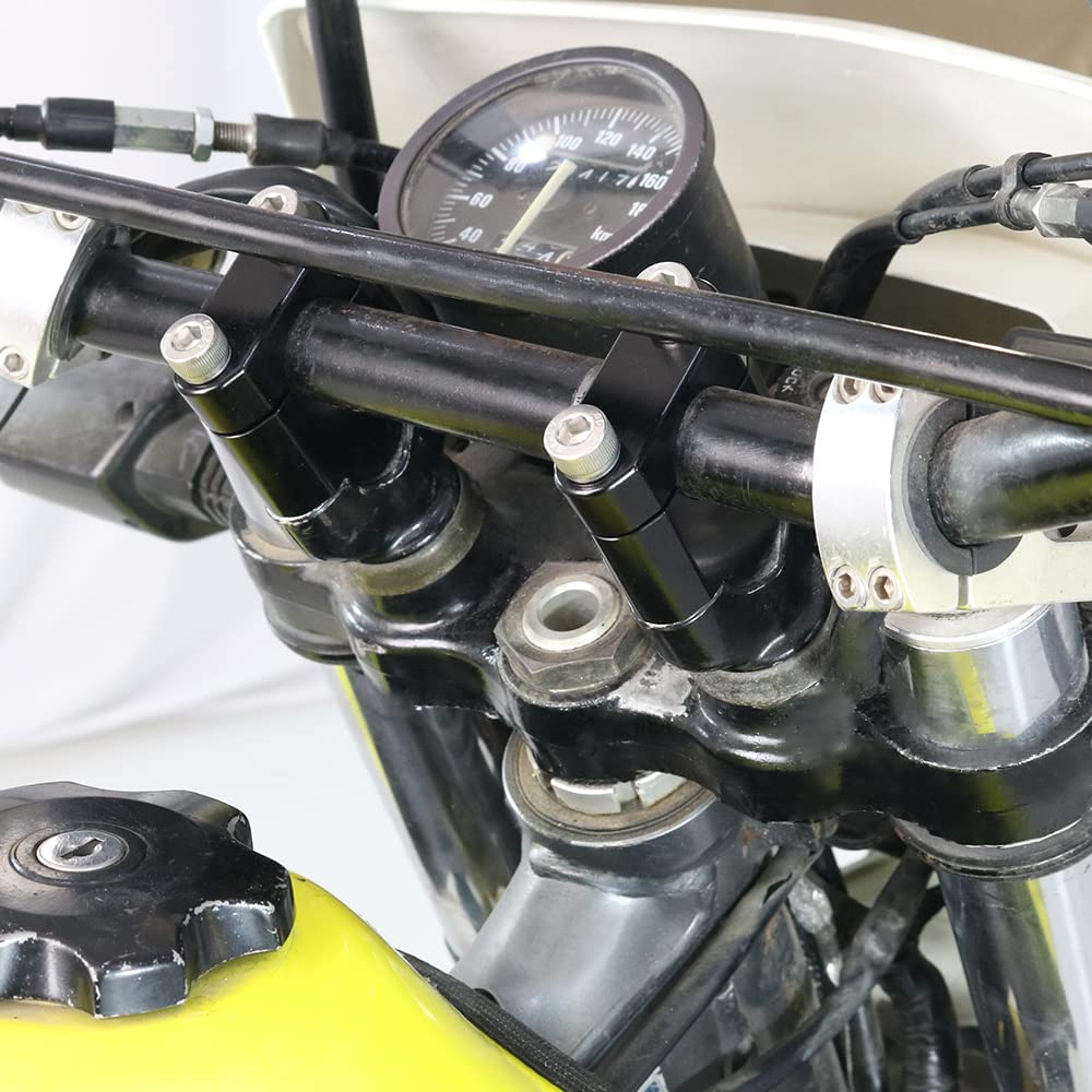Xitomer 7/8'' 22Mm Motorcycle Atv Dirt Bike Handlebar Risers With Clamps, Fit For Grom Msx125 / Crf 250L, Klr650, Drz 400/S/V-St