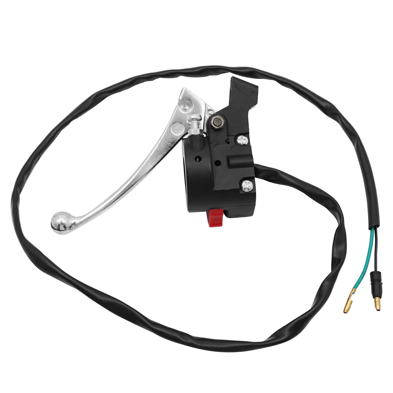 M Mati Right Start Stop Kill Switch & Brake Lever For Honda Crf50 Crf50F 2004-2023 35130-Gel-D61 35130-Gel-A01 53175-Gr2-010