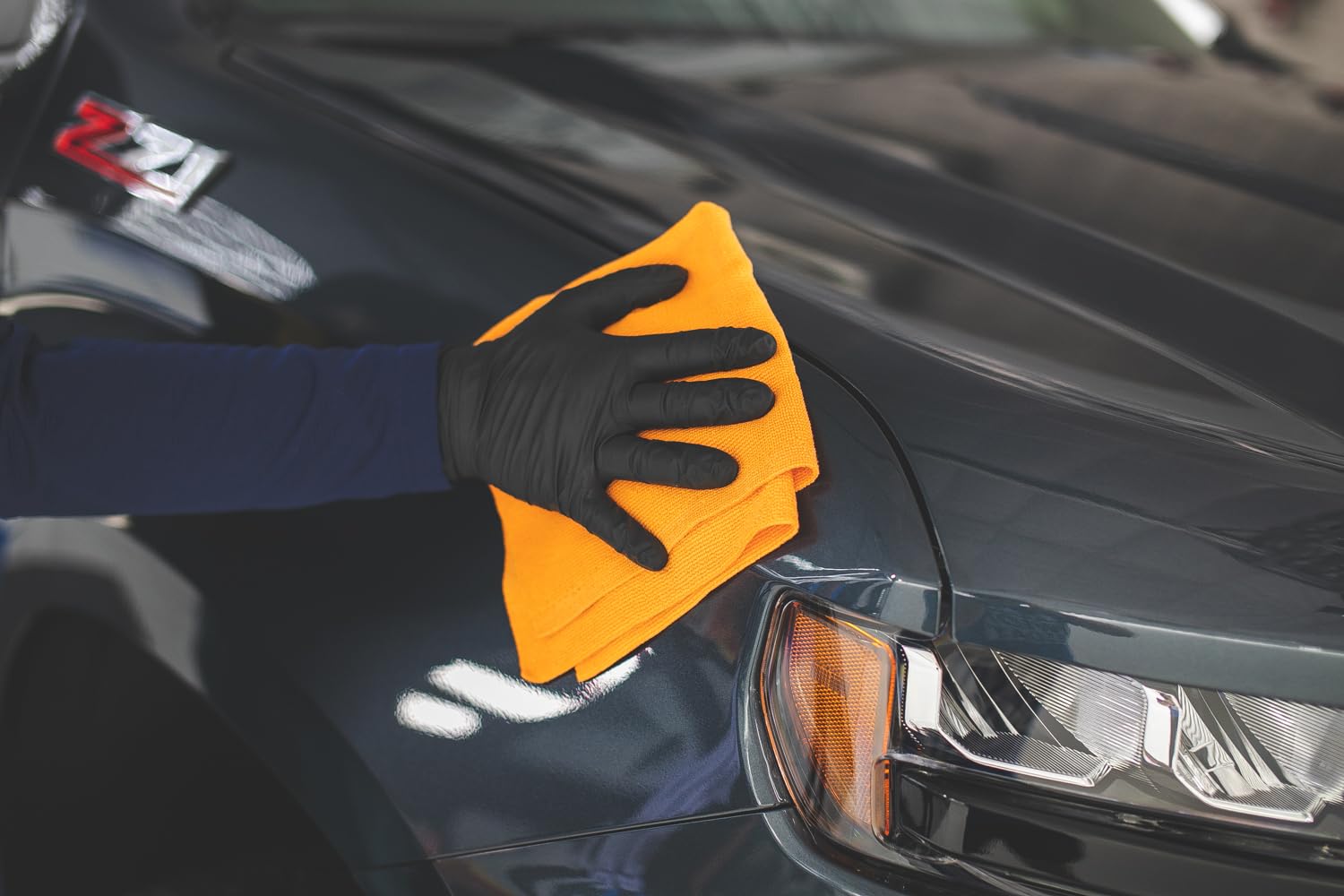 The Rag Company - The Edgeless Pearl - Professional Microfiber Detailing Towel for Ceramic Coating Leveling and Sealant Removal,