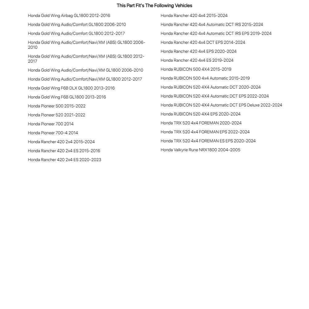 Ngk Resistor Sparkplug Bkr5E-11 For Honda Gold Wing Audio/Comfort/Navi/Xm Gl1800 2006-2010