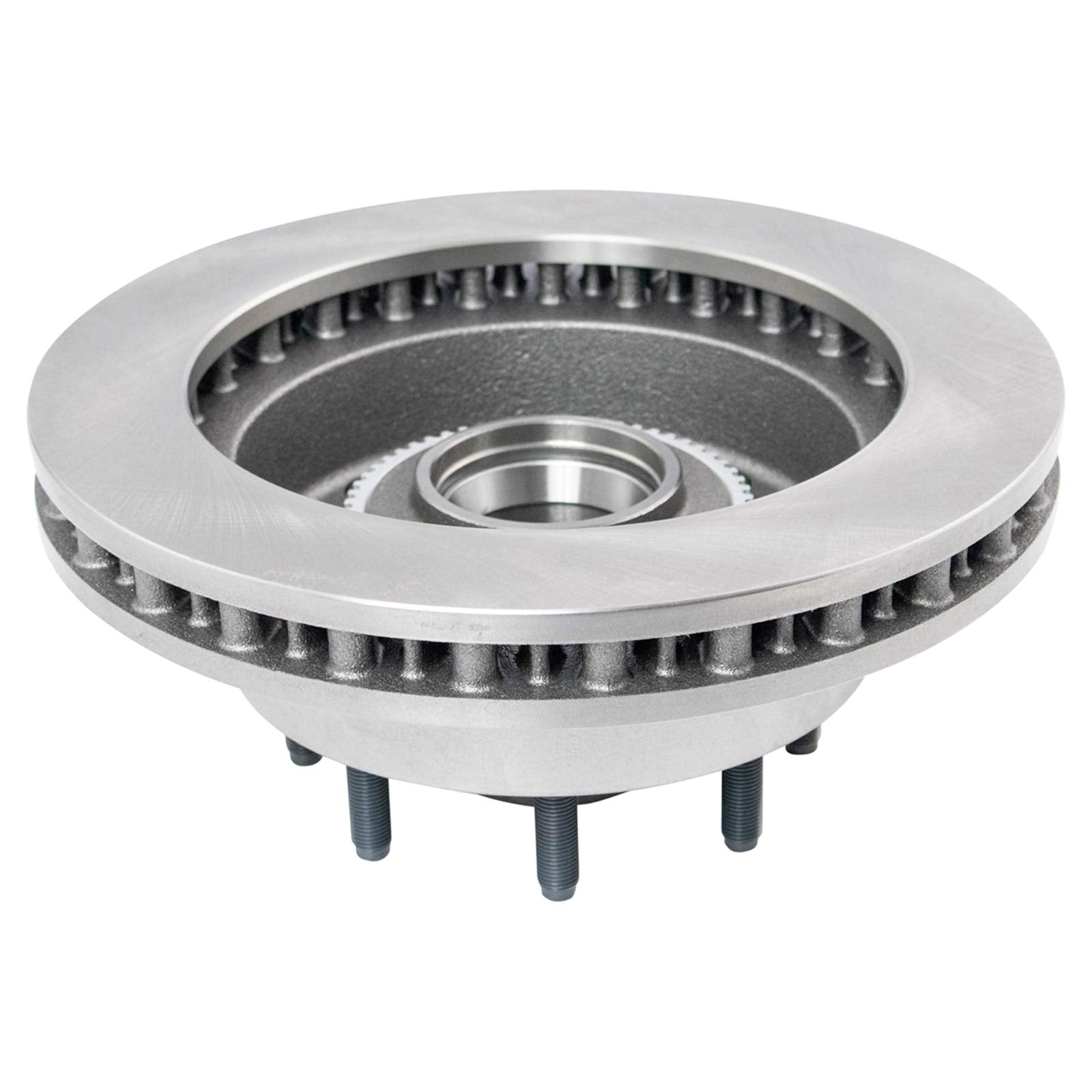 Trq Front Brake Rotors Set Vented Compatible With 2003-2004 Ford Excursion F-250 Super Duty F-350 Super Duty