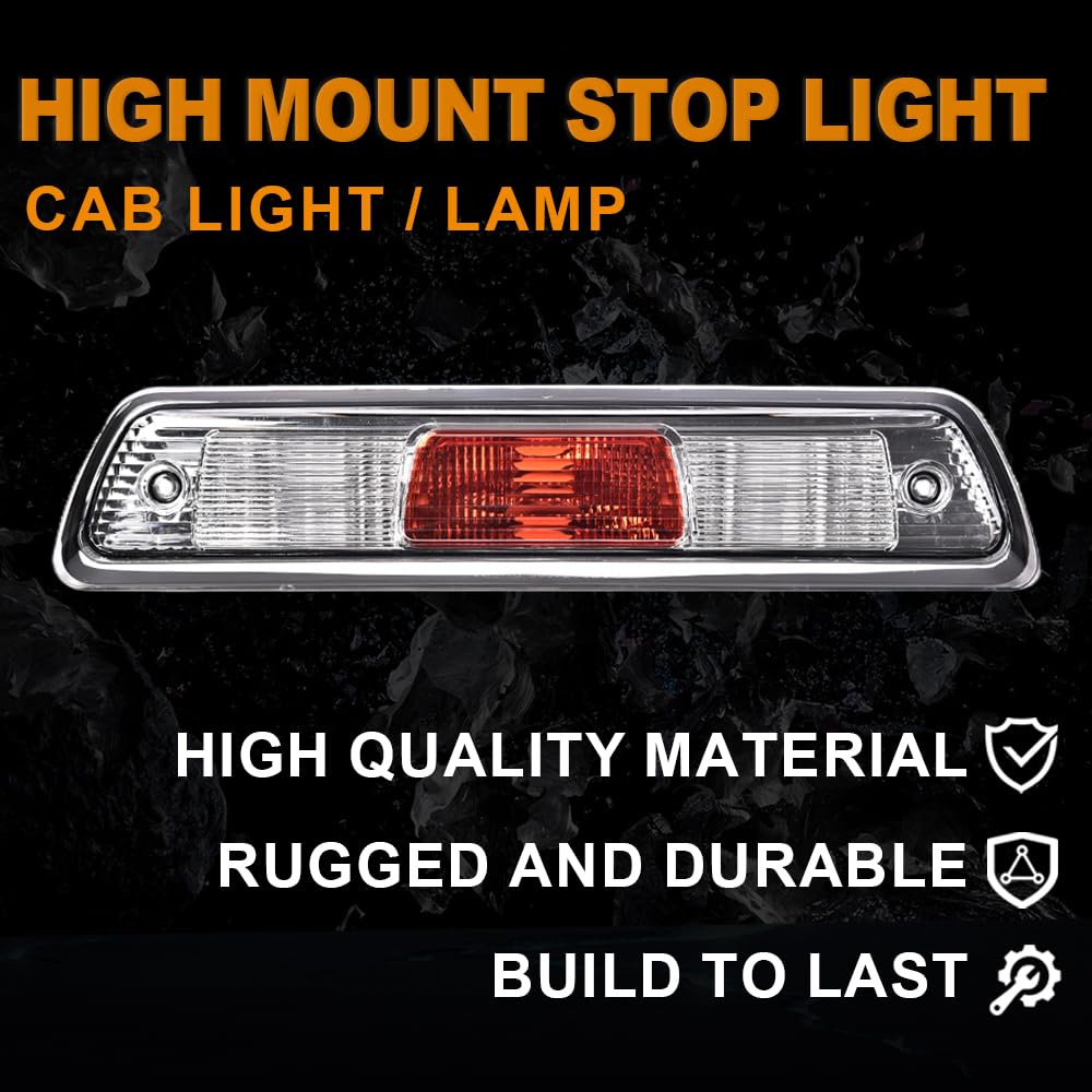 G-Plus Third Brake Light Compatible With Ford F150 Truck 2009-2014 High Mount Stop Lights Rear Center Roof Third Cargo Light Par