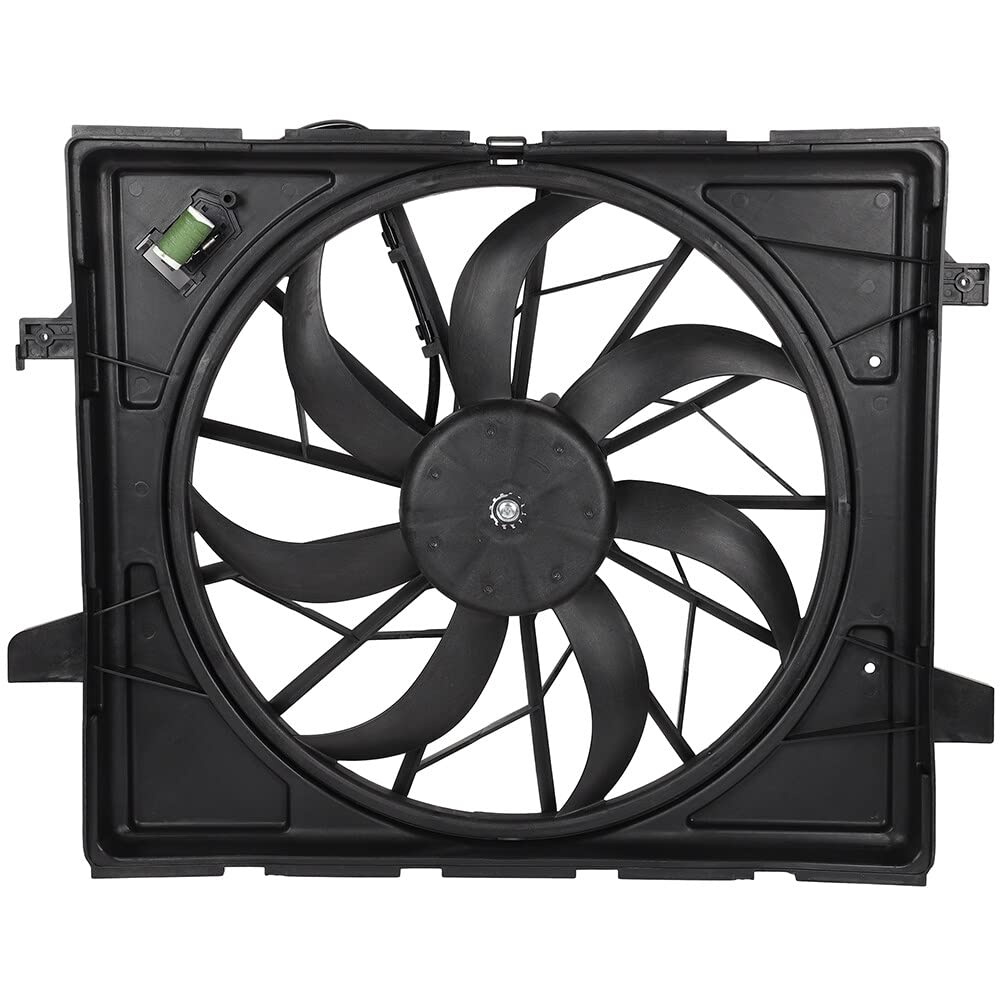 SCITOO 622660 Radiator Cooling Fan Compatible for 2011-2019 for Dodge Durango 3.6L 2011-2015 for Dodge Durango 5.7L 2011-2019 fo