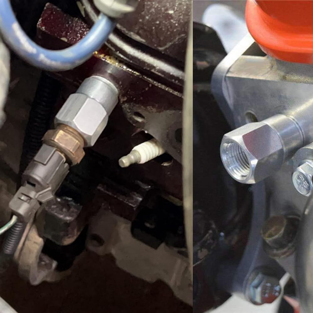 Ls Engine Swap Coolant Water Temp Sensor Adapter M12 1.5 Adapter To 3/8 Npt Temperature Sensor Ls1 Lsx Ls3 Lm7 Lr4 Lq4 Ls6 L59 L