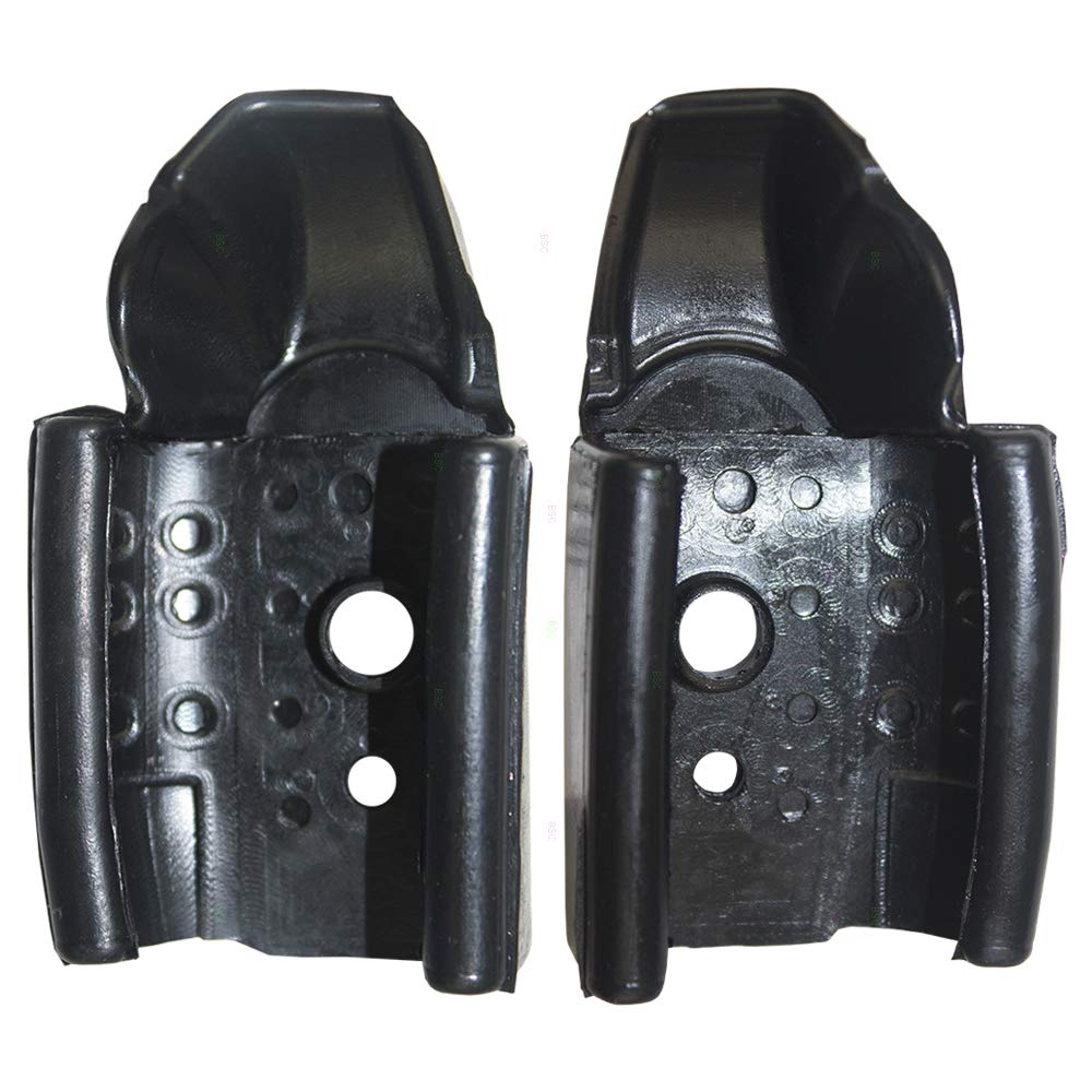 Brock Replacement Pair Set Side Panel Rear Corner Weatherstrip Hard Soft Top Rail Retainer Mucket Seals Compatible With Wrangler