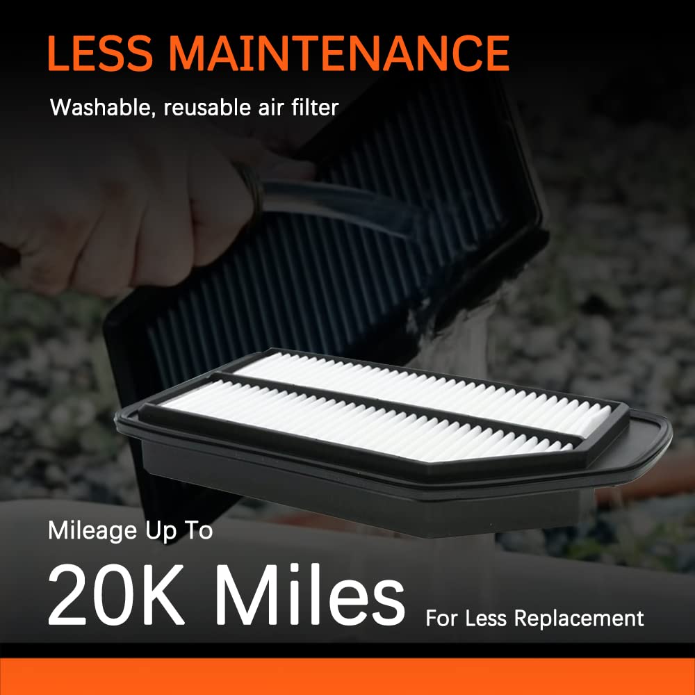 Engine Air Filter Compatible With Honda Odyssey 2011-2017, V6 3.5L,Replace# Ca11042