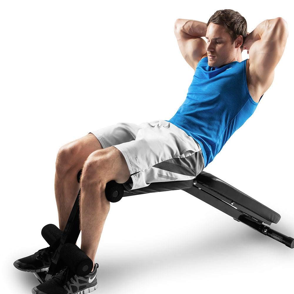 Marcy Multi-Position Workout Utility Bench For Home Gym Weightlifting And Strength Training Sb-10115, Black