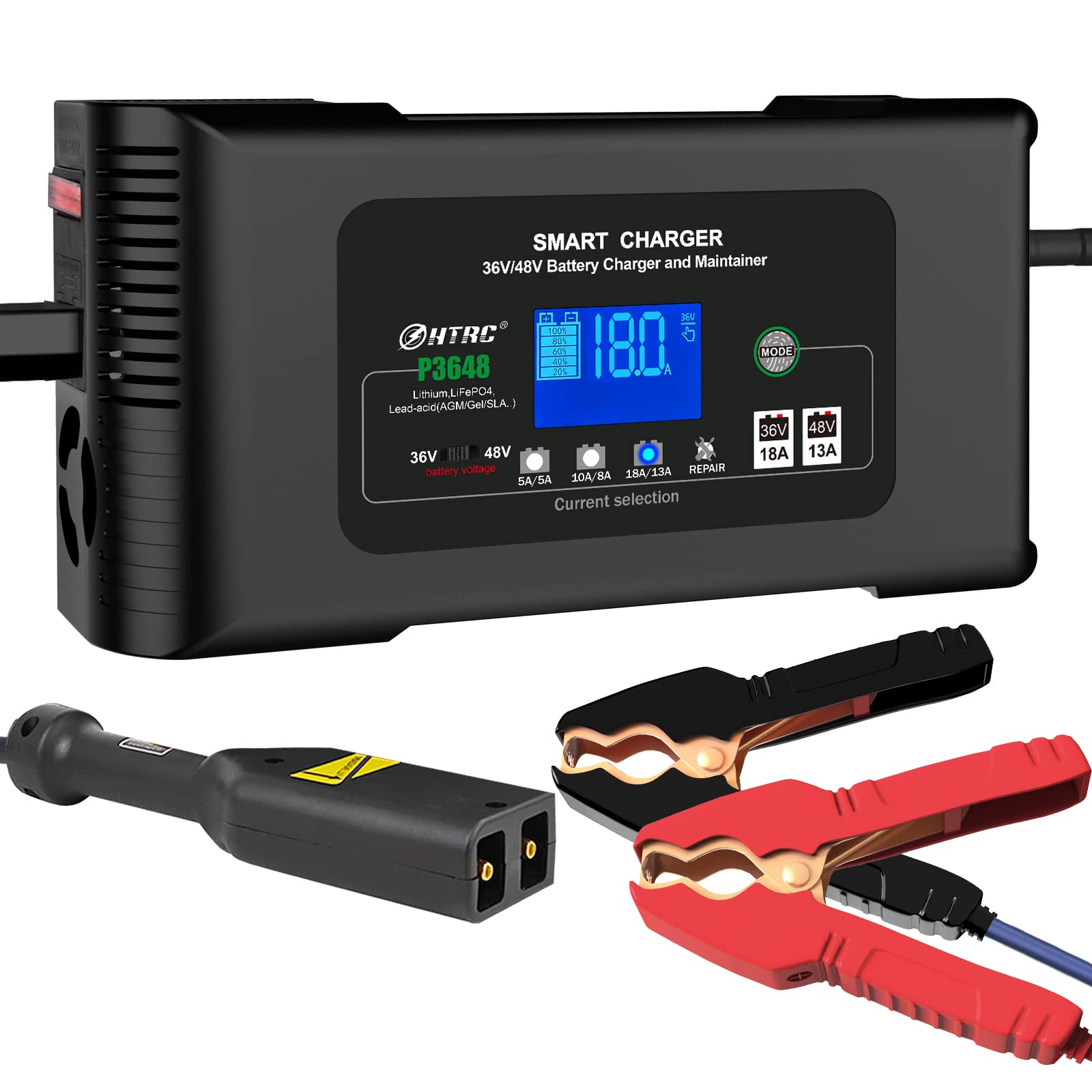 Golf Cart Battery Charger 36V 18A And 48V 13A Trickle Battery Charger,36 Volt Golf Cart Charger,For Ezgo Txt Text With Powerwise