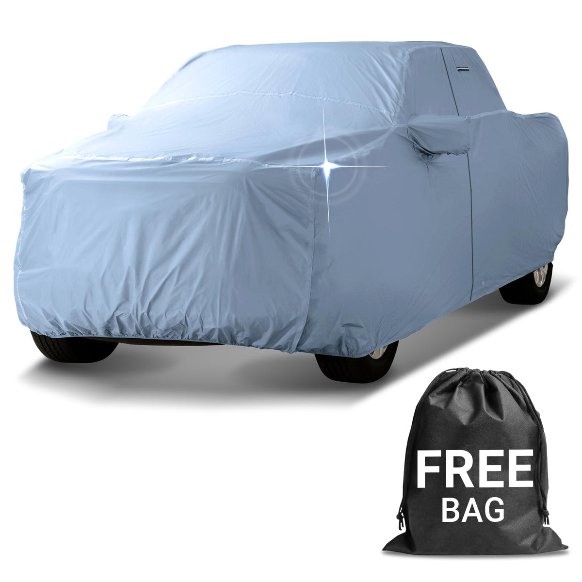 iCarCover 30-Layer Premium Truck Car Cover Waterproof All Weather | Rain Snow UV Sun Protection Full Car Covers | F-150 Lightnin