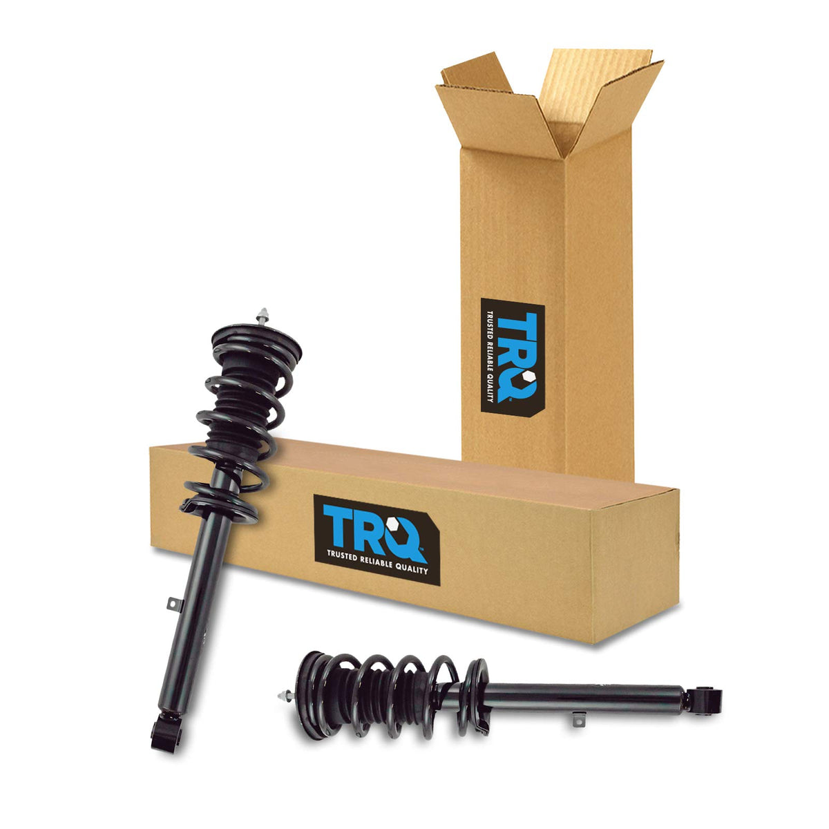 Trq Front Strut & Coil Spring Assembly Set Driver & Passenger Sides Compatible With 06-13 Lexus Is250 Is350