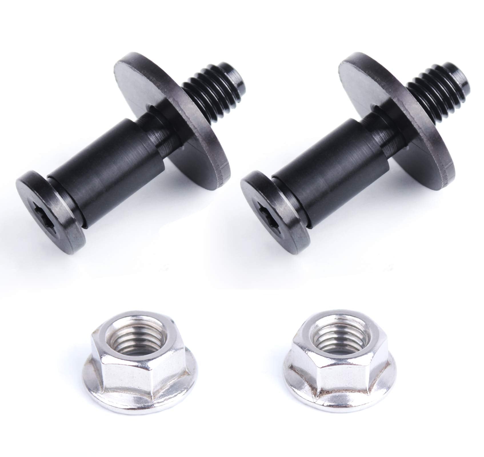 Unigt 38427 Tailgate Striker Bolt Compatible With Chevy Silverado Escalade Avalanche Sierra Come With Nuts Replace 11570162 - Set Of 2