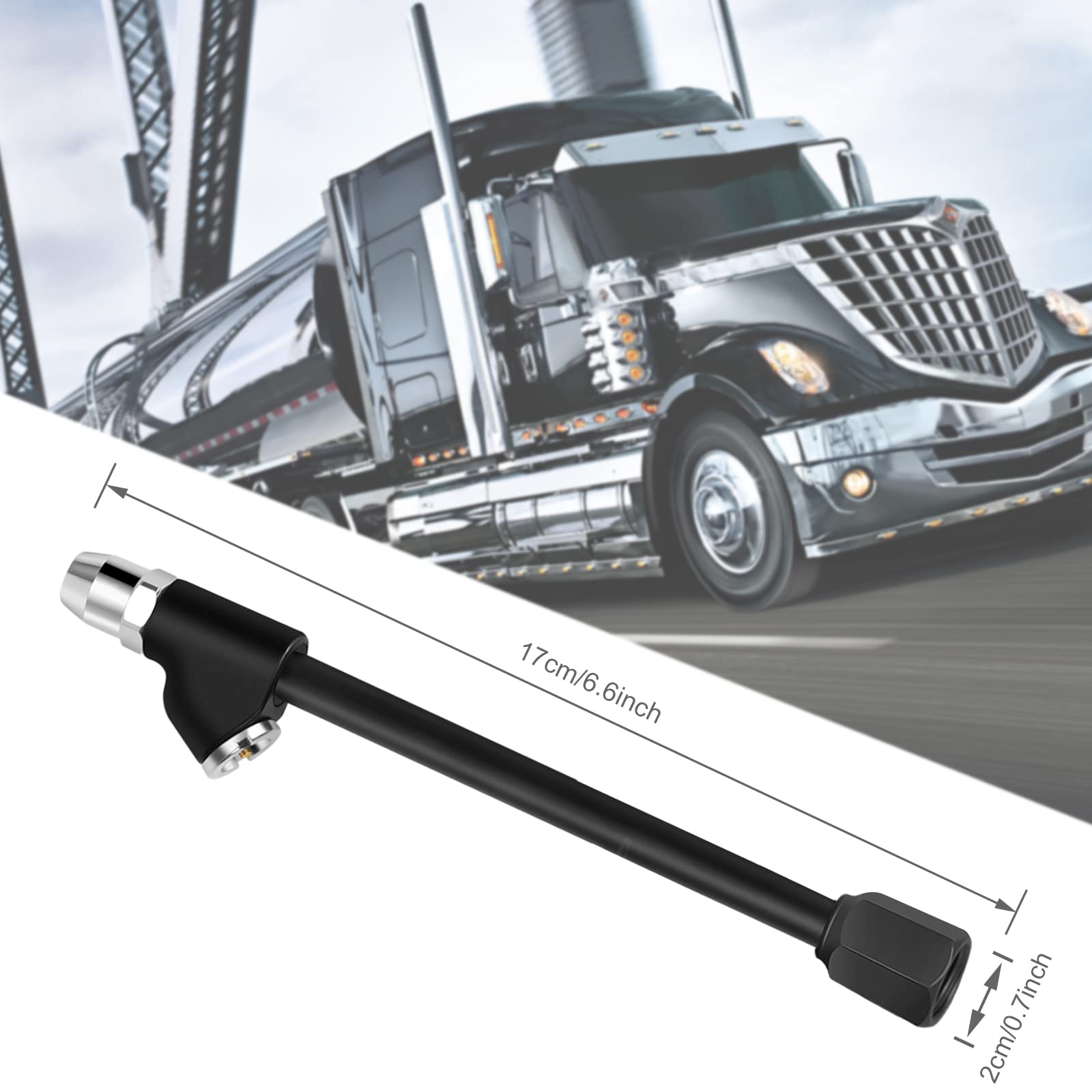 Godeson Air Chuck,1/4'' Fnpt Extended Reach Dual Head Air Chuck With Quick Plug,2-Way Connect Tire Chuck For Bikes,Motorcycle,Ca