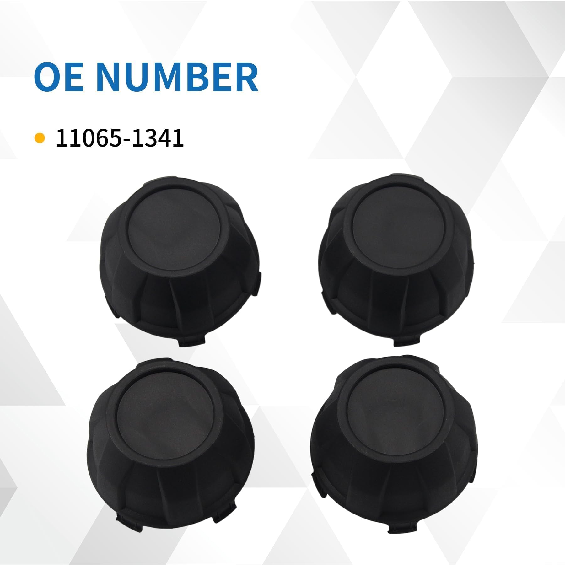 Tire Wheel Hub Caps Cover 4Pcs Compatible with Kawasaki Teryx KRX 1000 2020-2022, Replace 11065-1341