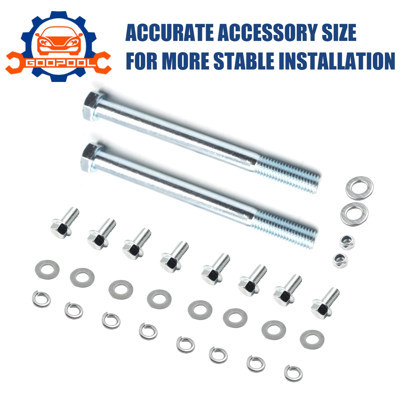 LS Conversion Engine Swap Mounts Compatible with 1973-1998 Square Body / OBS Chevy GMC Truck 2WD,4WD Adjustable Swap Motor Conve