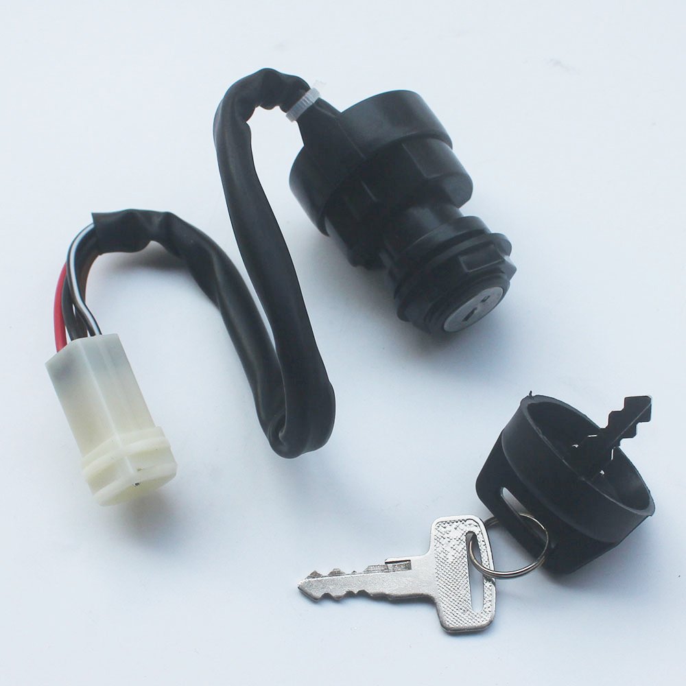 Kipa Key Ignition Switch For Yamaha Moto 4 Yfm 225 250 350 Atv 1986-1994 Big Bear 350 Yfm350 4Wd 1990-1994 Yfm350 Warrior 1987-1