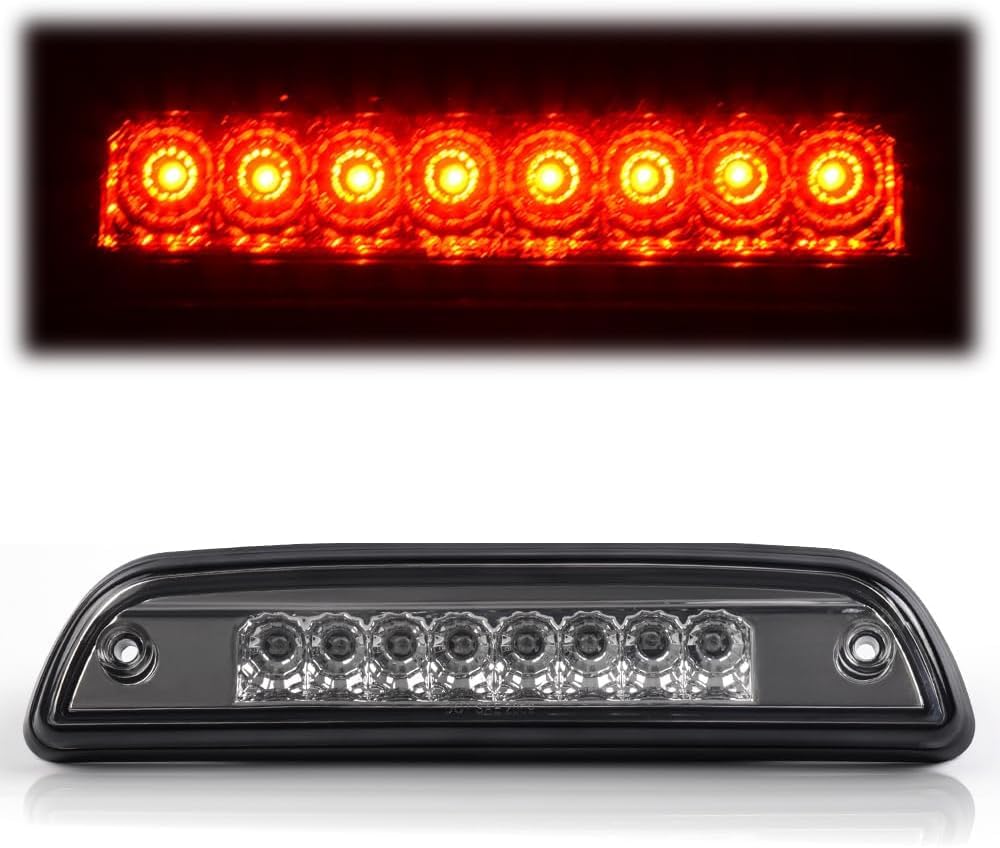 Cheda Third 3D Brake Lights Assembly Compatible With Toyota Tacoma 1995 1996 1997 1998 1999 2000 2001 2002 2003 2004 2005 2006 2