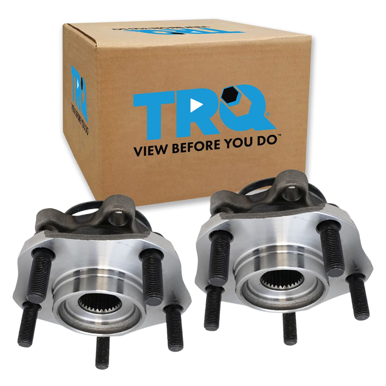 Trq Front Wheel Hub Bearings Assembly Set Compatible With 2015-2018 Chevrolet City Express 2013-2017 Nissan Leaf 2013-2019 Nv200