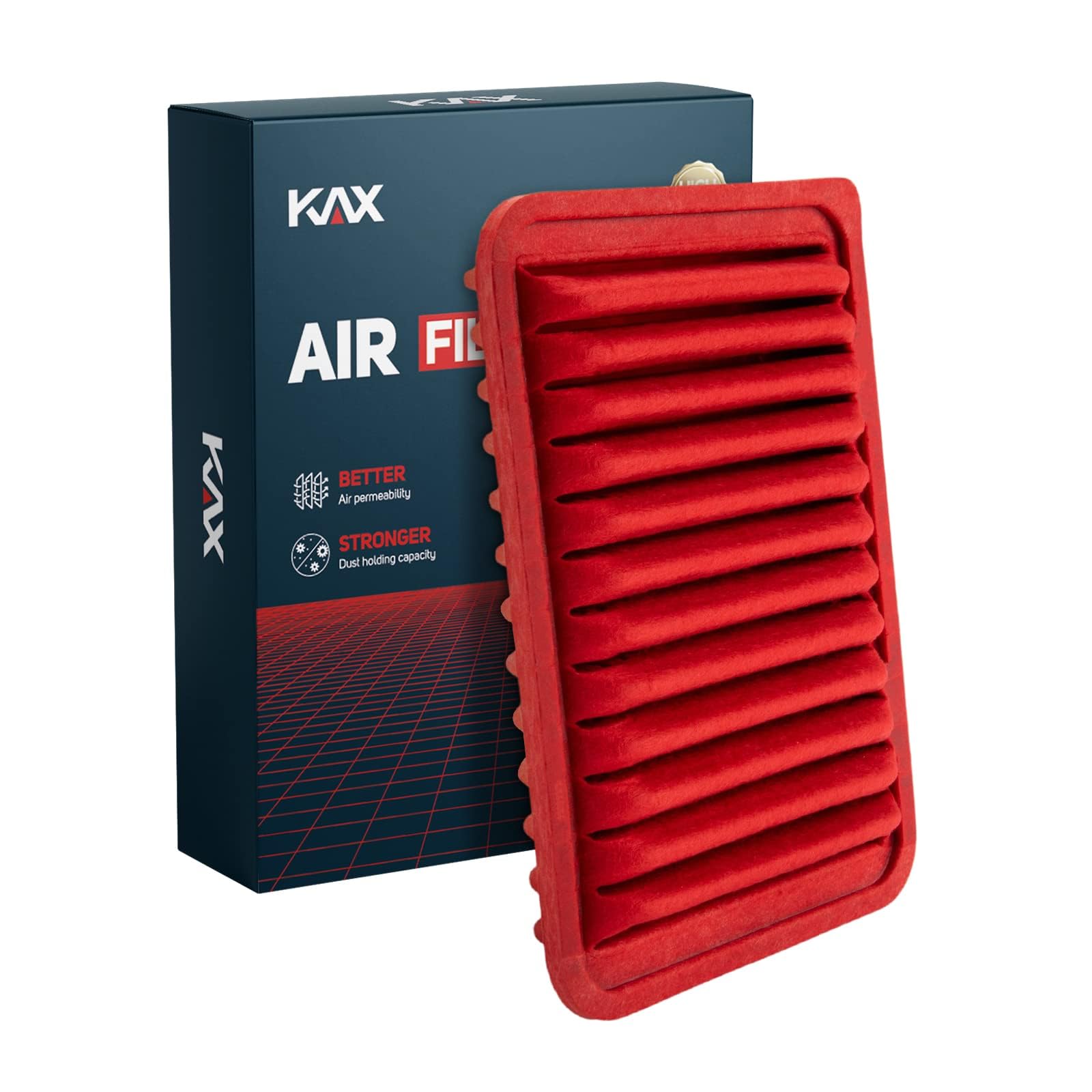 Kax Engine Air Filter, Gaf004 (Ca10190) Air Filter Replace For Corolla, Corolla Im, Yaris, Matrix, Xd, Im, Vibe, 200% Longer Lif