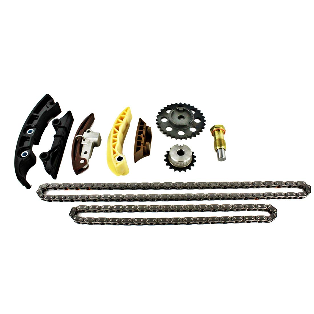 Dnj Tk816 Timing Chain Kit For 2001-2008 / Audi, Volkswagen / A3 Quattro, Eos, Eurovan, Golf, Jetta, R32, Touareg, Tt Quattro / 2.8L, 3.2L / Dohc / V6 / 24V / 195Cid, 2792Cc, 3189Cc / Axk, Baa, Bdf