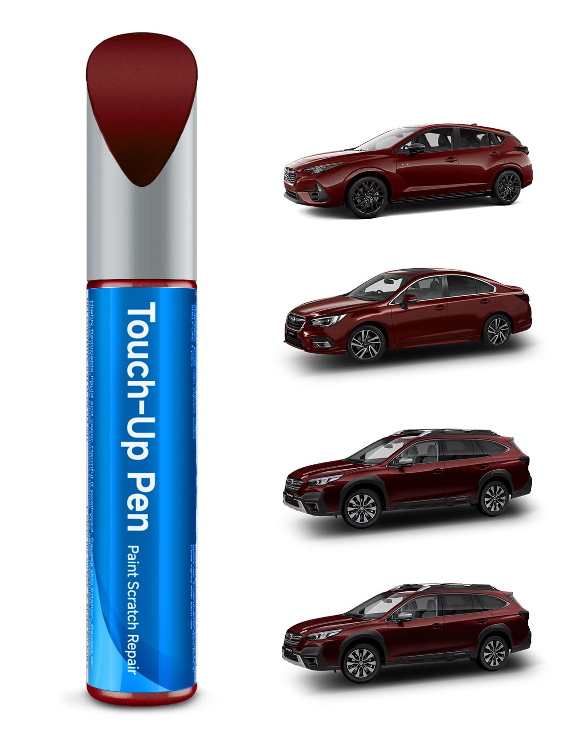H2Q Venetian Red Pearl Compatible with Subaru Exact Match Touch Up Paint Car Scratch Repair