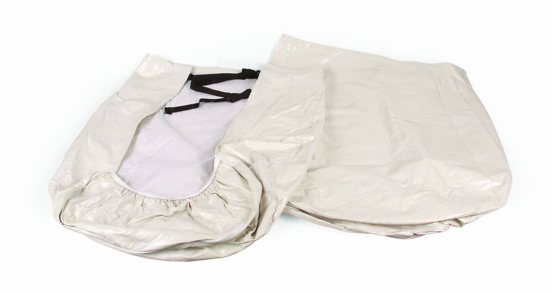 Camco 45332 Vinyl Wheel & Tire Protector, 2 Pack (27 Inches-29 Inches, Off-White)