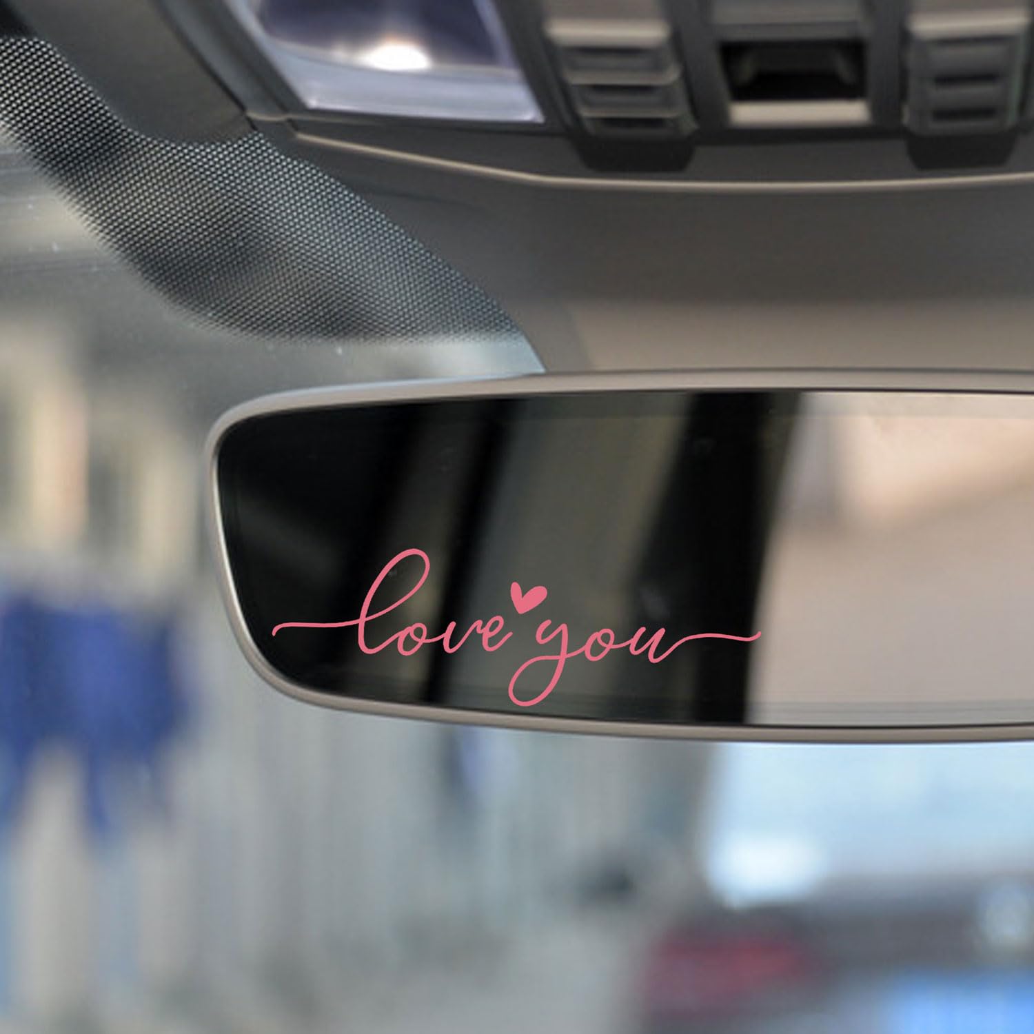 2 X Love You Car Mirror Decal, Car Mirror Decal, Car Decals, Pink Car Decal, Rearview Mirror Decal, Cute Mirror Decal, Tumbler S